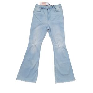 NWT Refuge Jeans Womens Size 11 Blue Denim High Rise Flare Austin